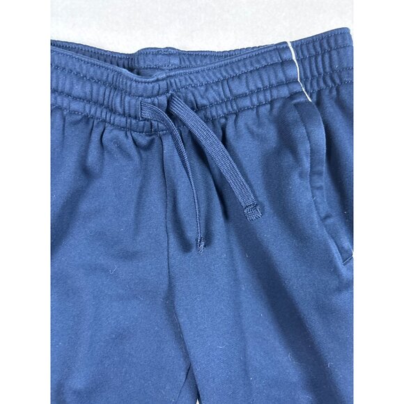 Under Armour Mens Sweatpants Joggers Navy Blue Drawstring Waist Side Pockets - Picture 3 of 10